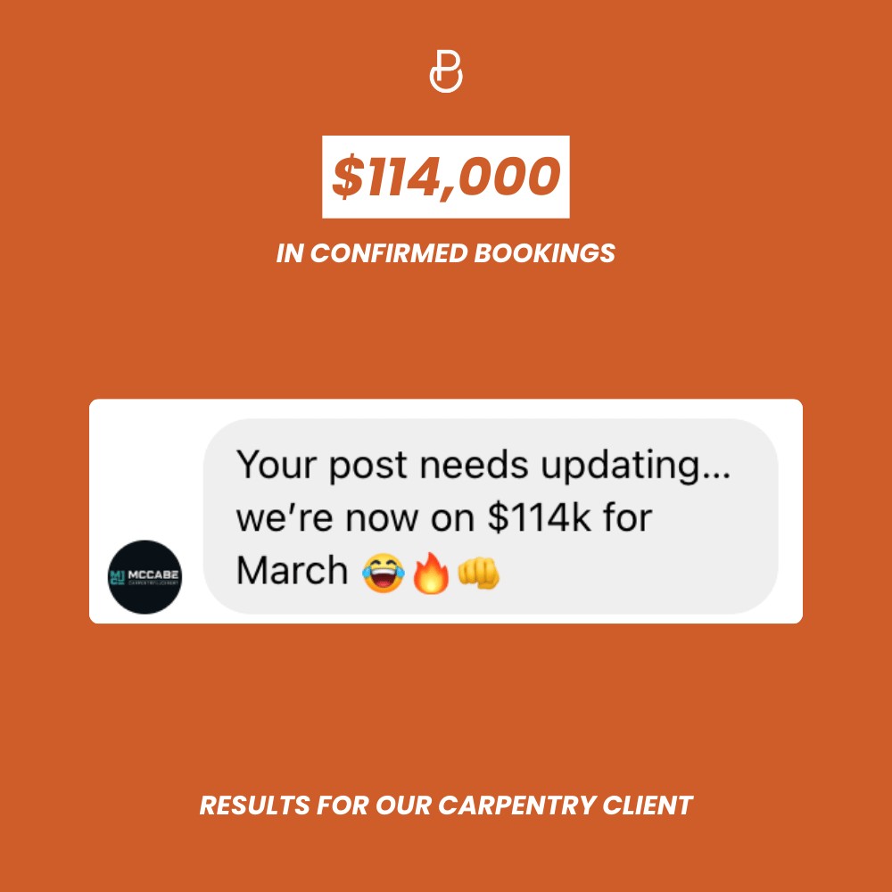 Booking value results